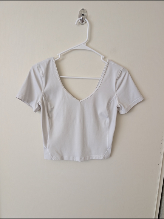 lululemon athletica Tops - lululemon athletica Womens 6 White Align T-shirt Activewear Athleisure Workout
